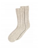 MP strømper, Soft women's ribbed socks in wool/bamboo viscose