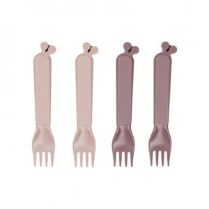 Done by deer, Kiddish Raffi forks 4-pack