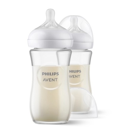 Philips Avent Natural Response Glass Bottle, 240 ml