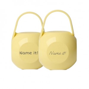 Dummy box with name, Several colours available