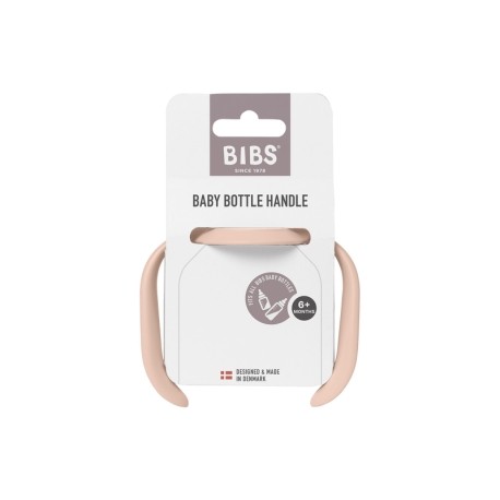 BIBS Bottle Handles, Blush, 6 months