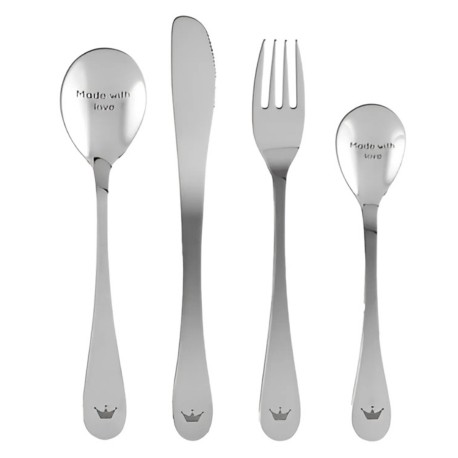 BAMBAM, Children's cutlery set, w/ name