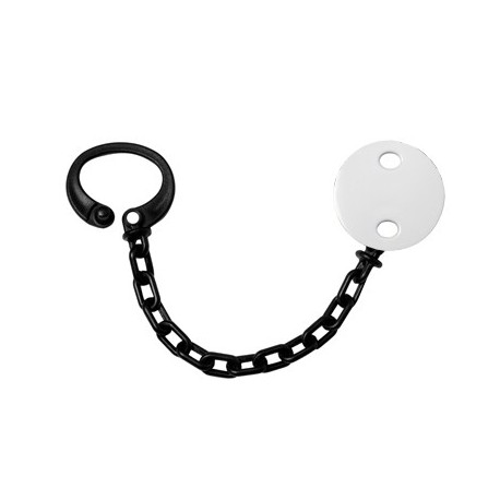 Personalised dummy clip, Round, 2-pack, Several colours available