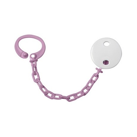 Personalised dummy clip, Round, 2-pack, Several colours available