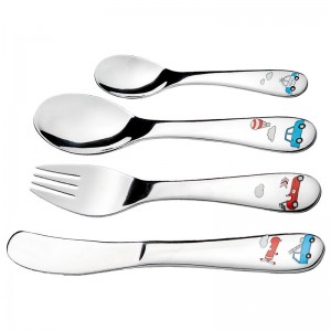 Cutlery set with name, Racer adventure, Picture frame included
